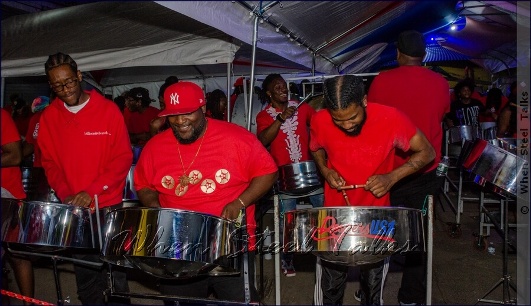 Despers USA Steel Orchestra after their recording session, August 27, 2025