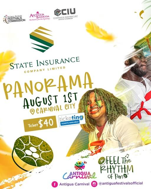 Antigua & Barbuda Flyer for National Panorama 2026