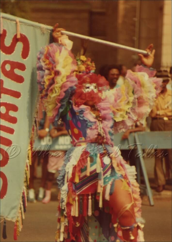 Sonatas Steel Orchestra Flag Woman - Labor Day in Brooklyn 1983