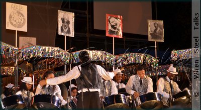 ADLIB Steel Orchestra on stage at the 2011 NY Panorama