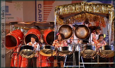 Boston Metro Steel Orchestra on stage for NY Panorama 2011