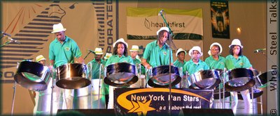 New York Pan Stars on stage for the 2011 NY Panorama show