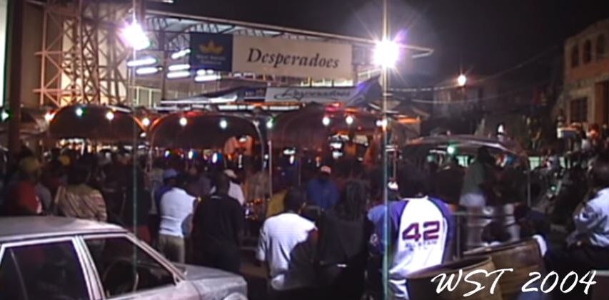 Desperadoes Steel Orchestra at their panyard during the recording