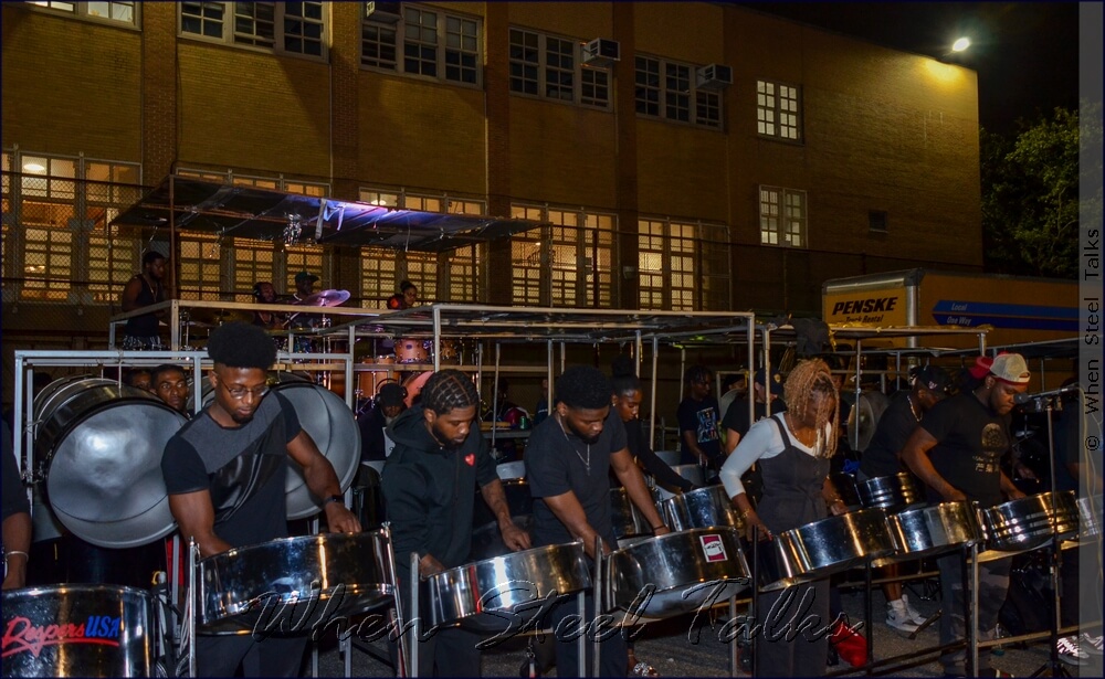 Despers USA Steel Orchestra at its panyard recording session on August 30, 2024 - When Steel Talks