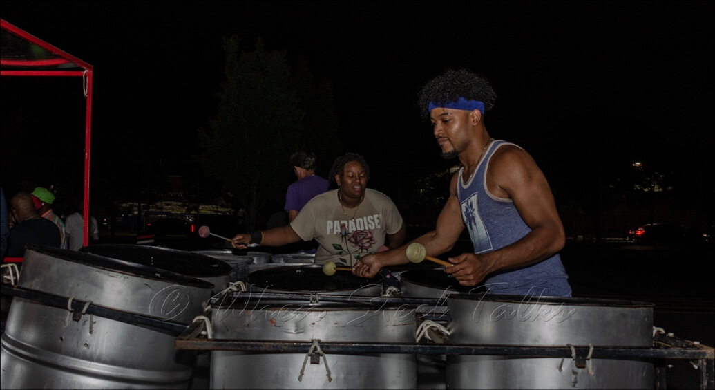 Steel Sensation at its panyard recording session on August 30, 2024 - When Steel Talks