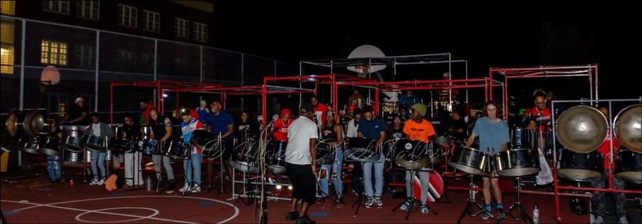 Steel Sensation at its panyard recording session on August 30, 2024 - When Steel Talks