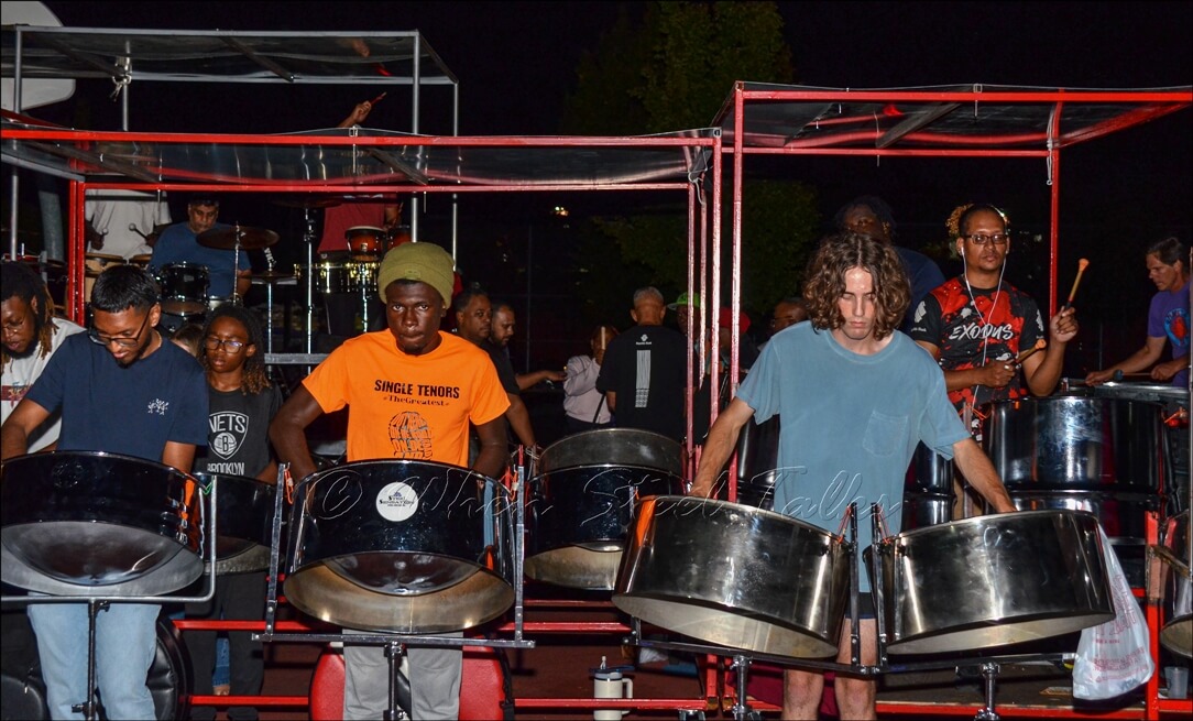 Steel Sensation at its panyard recording session on August 30, 2024 - When Steel Talks