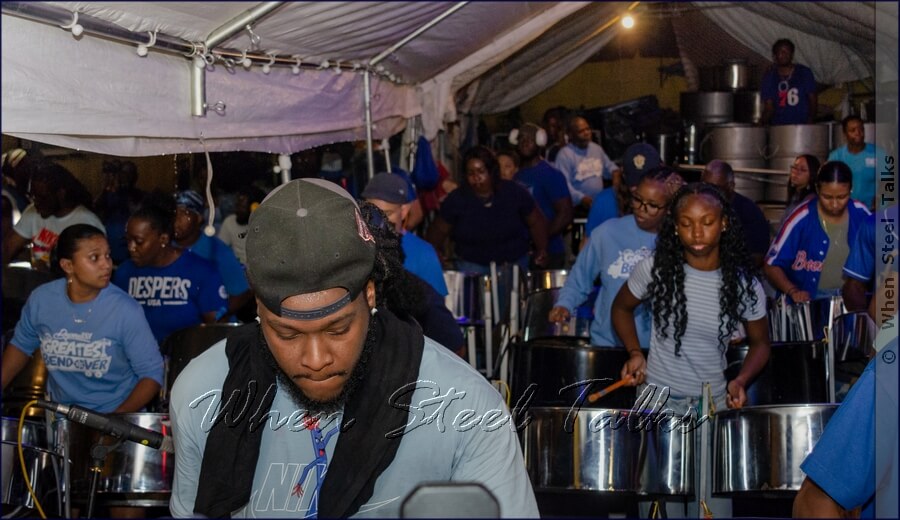 Despers USA Steel Orchestra during their recording session, September 2, 2026