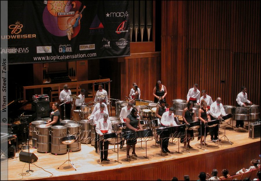 ADLIB Steel Orchestra at the Alice Tully Hall, Lincoln Center, New York