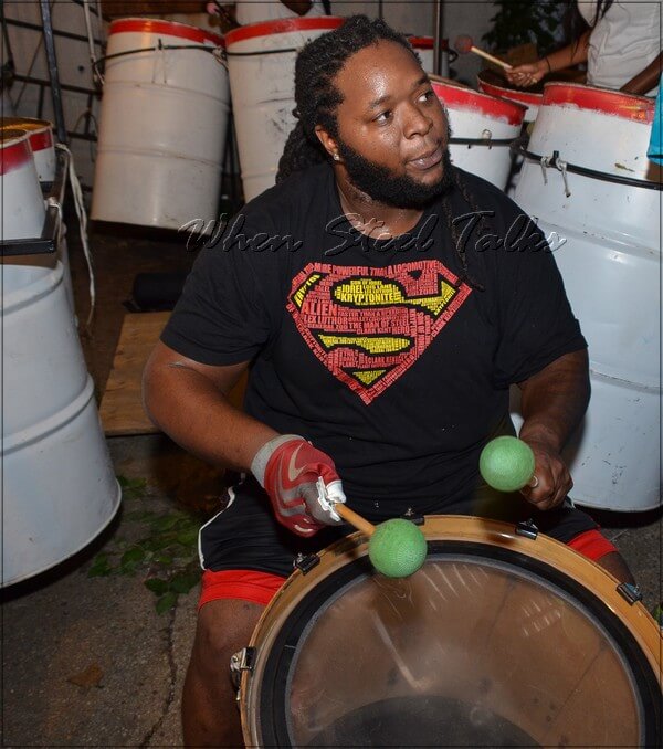 Dashawn Wallace aka “Drummerboiibam” of Pan Evolution Steel Orchestra
