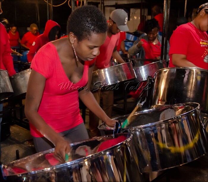 Ronda Peters with CASYM Steel Orchestra