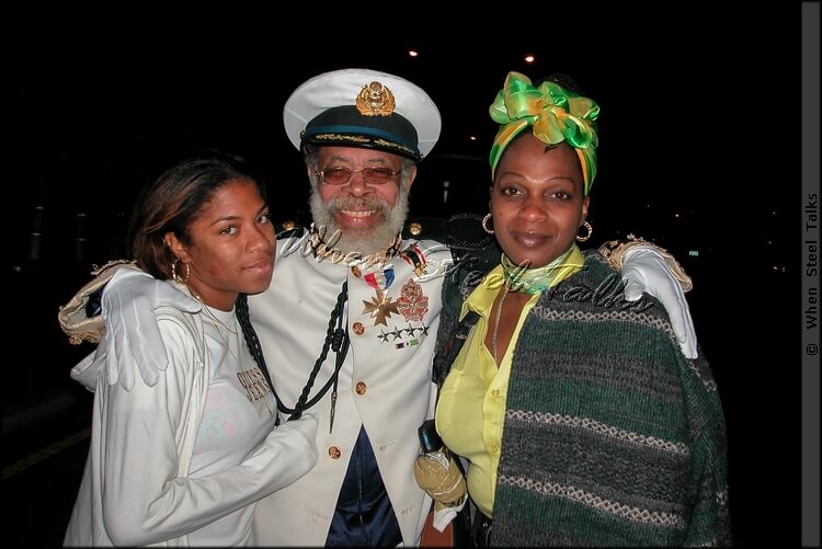 Daughter Karen Bradley - left - with dad Clive Bradley, center.