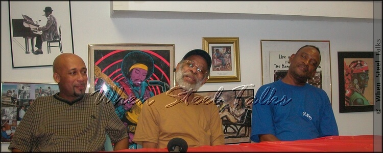 Ken “Professor” Philmore, Clive Bradley, and Pelham Goddard