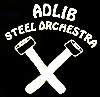 ADLIB Steel Orchesetra band logo - When Steel Talks
