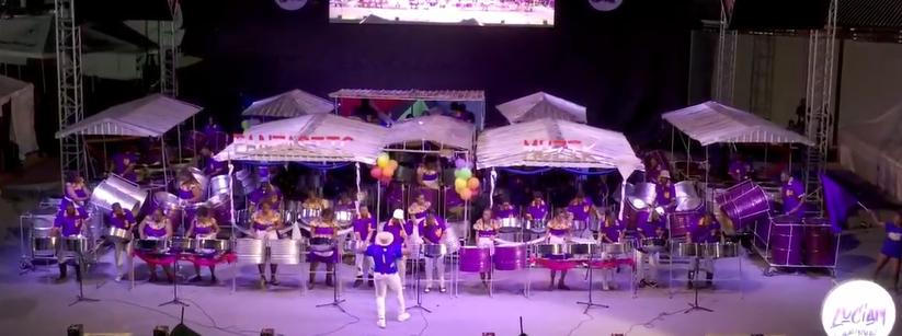 Pantastic Muzik Steel Orchestra at the 2023 St. Lucia Panorama