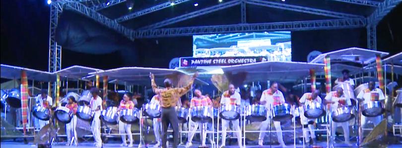 Pantime Steel Orchestra at the 2023 St. Lucia Panorama