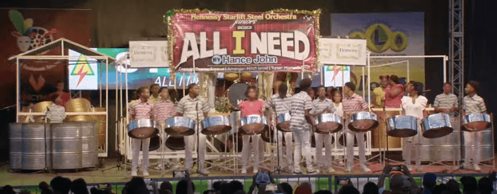 Starlift Steel Orchestra Juniors at the 2023 Junior Panorama