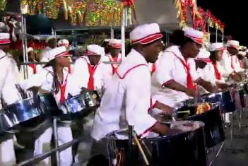 Katzenjammers Steel Orchestra on stage