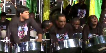 Phase II Pan Groove on stage