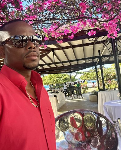 Jevon Andrews, arranger for Grenada's Angel Harps Steel Orchestra