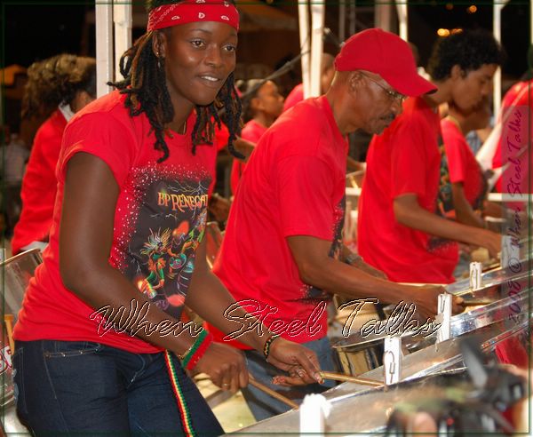 Renegades Steel Orchestra orchestra on stage