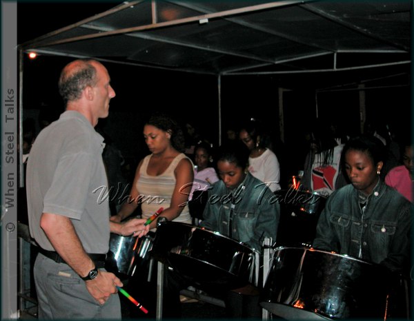 Andy Narell as arranger for New Yorks Women In Steel, Panorama 2002
