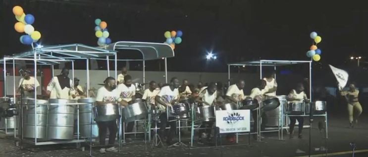 Roadblock Steel Orchestra on stage