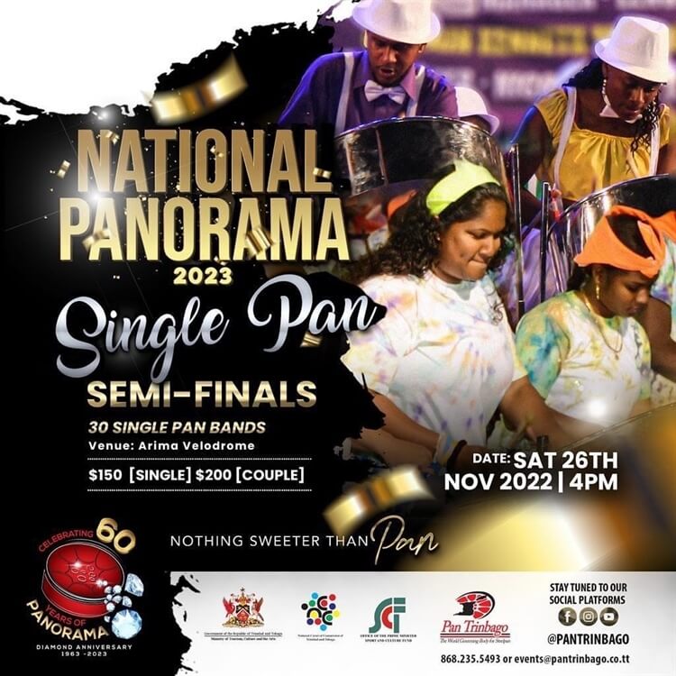 2023 Single Pan Bands Semi-finals flyer