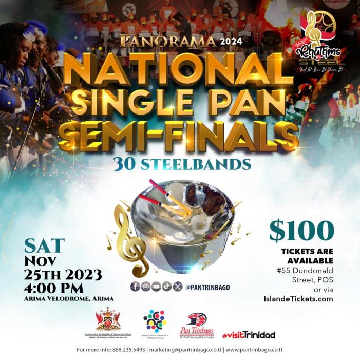 (2023) 2024 Single Pan Bands Semi-finals flyer