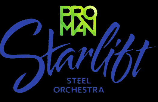 Starlift Steel Orchestra band logo - When Steel Talks