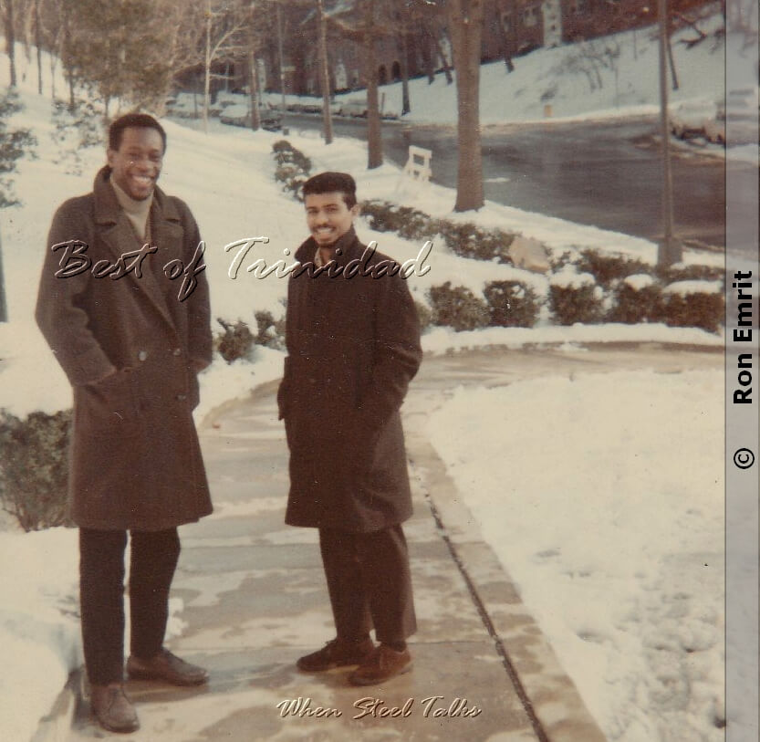 Astor Johnson and Ronald C. Emrit - A Break from Classes at Howard University, Washington, DC (1966)  - image copyright Ronald Emrit