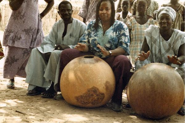 Doris Green playing Tog in Sokone, Senegal