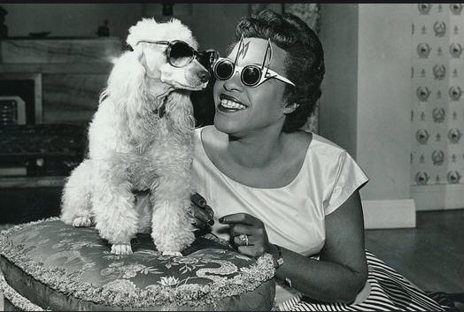 Winifred Atwell and Puppy