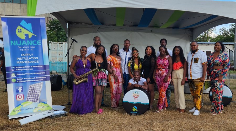 Israel McLeod with Andre Robley and Caribbean Steelpan Connextion at Jazz Artists on the Greens 2023